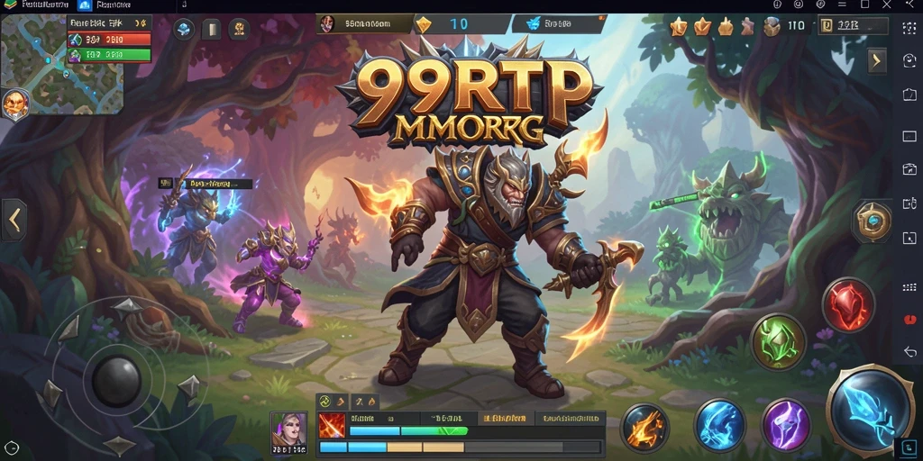 Screenshot gameplay menampilkan pertarungan epik dalam 99RTP.