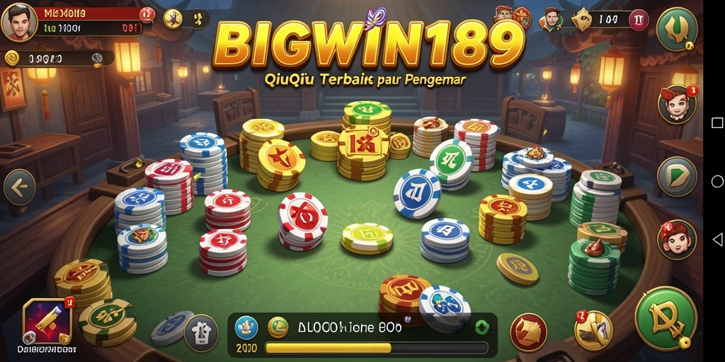 Tampilan menarik dari gameplay QiuQiu di BIGWIN189.