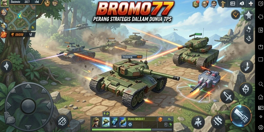 Tampilan menarik dari gameplay BROMO77 yang dinamis.