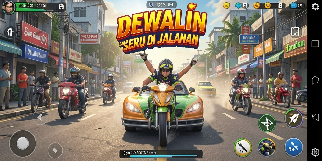 Gameplay menarik di DEWALIN dengan adrenalin tinggi.
