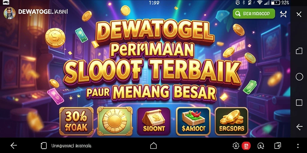 Gameplay menarik DEWATOGEL di aplikasi Slot.