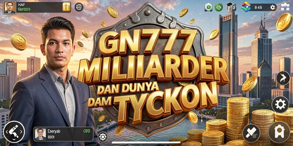 Tampilan gameplay GN777 yang menarik dengan elemen Tycoon yang menantang.
