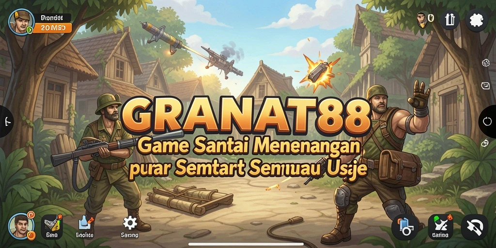 Tampilan gameplay seru dan penuh warna dari GRANAT88.