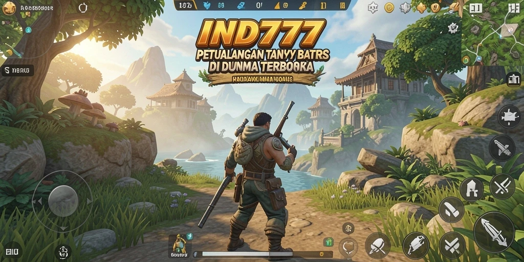 Tangkapan layar gameplay IND777 menampilkan petualangan seru di dunia terbuka.