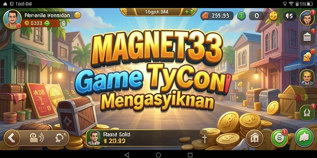 Tampilan gameplay menakjubkan di MAGNET33 yang menggambarkan pengalaman Tycoon.