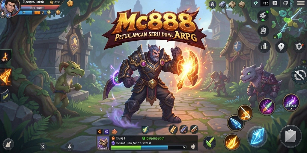 Tampilkan aksi seru dalam gameplay ARPG MC888 yang mendebarkan.