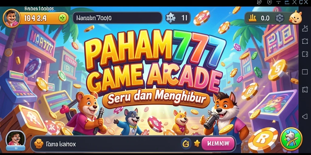 Screenshot PAHAM777 menunjukkan grafik mencolok dan gameplay yang penuh aksi.