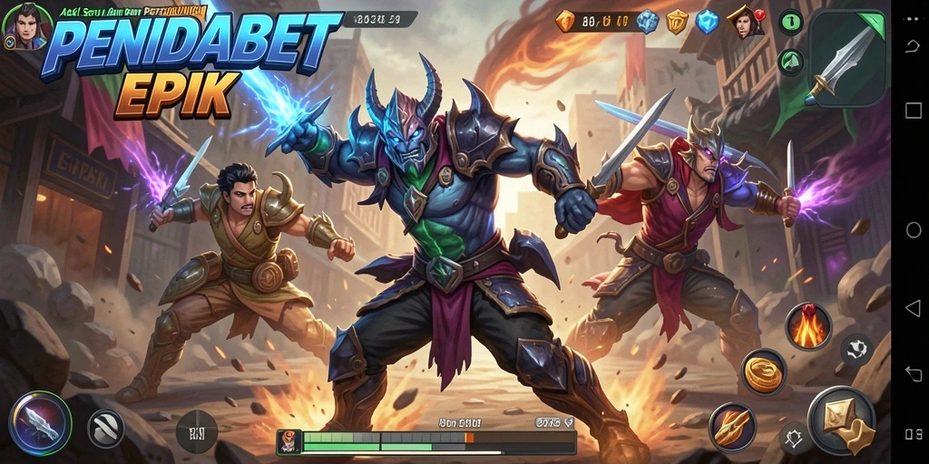 Tampilan gameplay PENIDABET dengan aksi seru dan dinamis.
