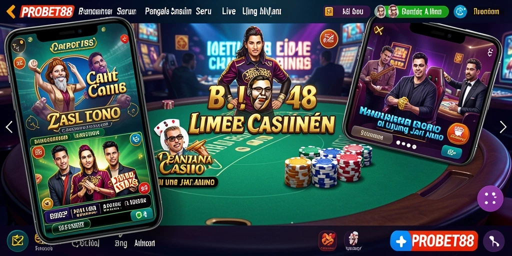 Tampilan gameplay Live Casino yang menarik di PROBET88.