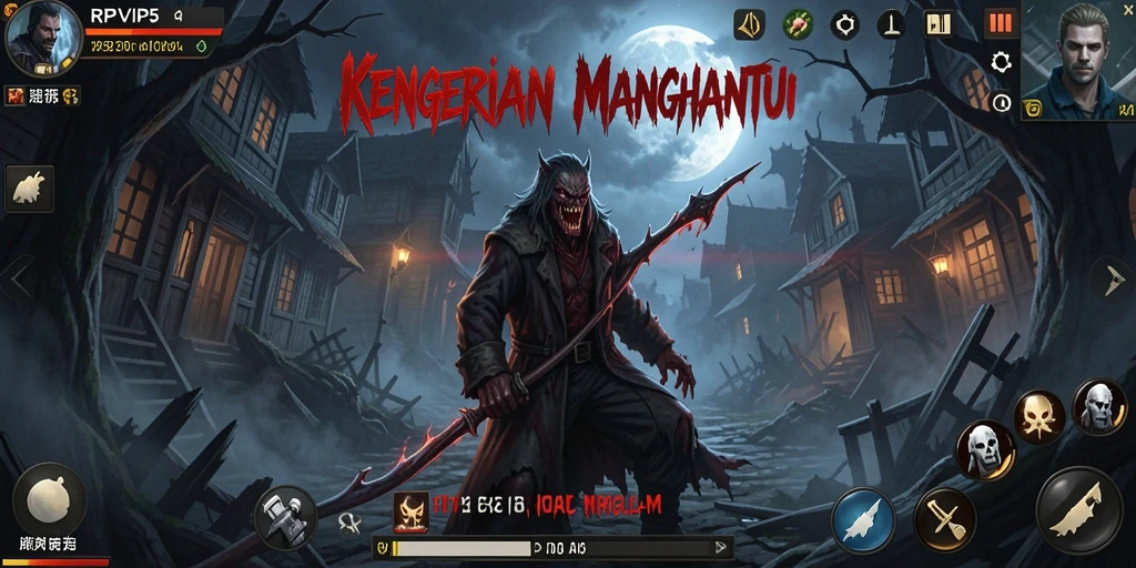 Tangkapan layar dari gameplay mencekam di RPVIP5.