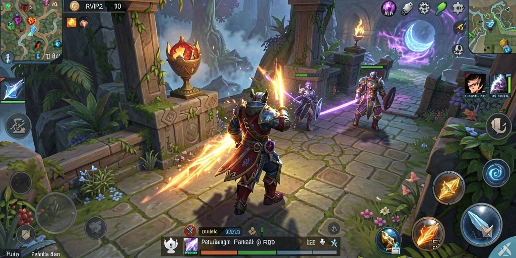 Tampilan gameplay RPG yang mendebarkan di RVIP2.