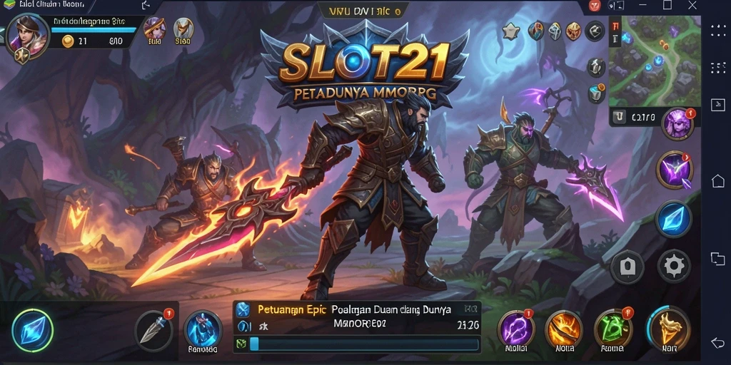 Tampilan gameplay yang menarik dan mendebarkan dari SLOT21.