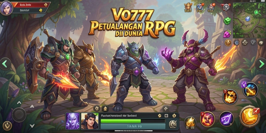 Tampilan gameplay menarik dalam dunia RPG yang penuh petualangan.