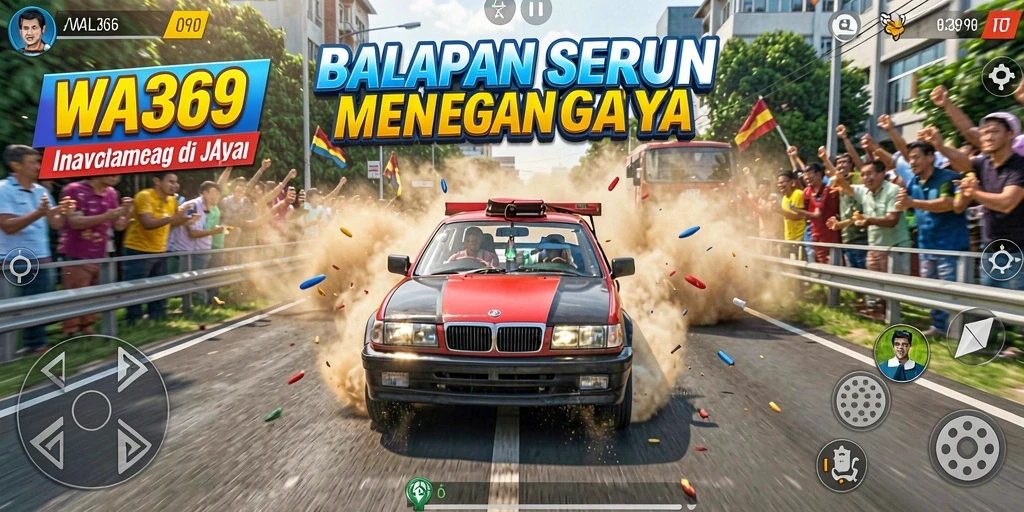 Gameplay Racing yang intens dan seru dalam WA369.