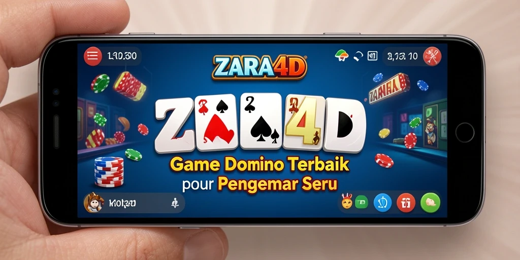 Screenshot ZARA4D menampilkan suasana seru permainan Domino.